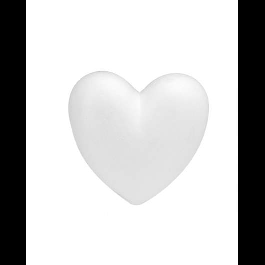 Styrofoam heart flat 5x2cm